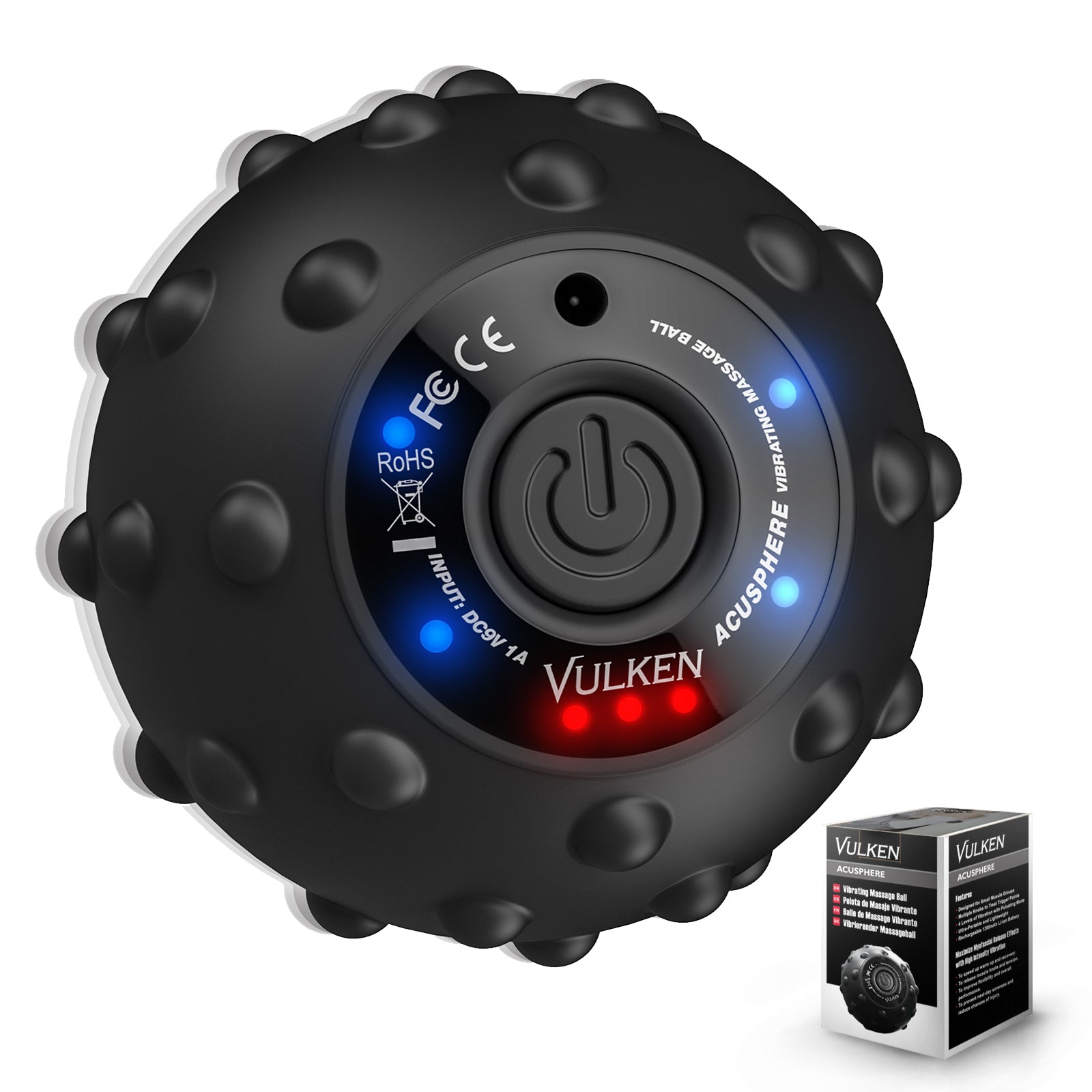 Vibrating Massage Ball Electric Muscle Massage Ball Roller for Muscle  Recovery Portable Vibrating Ball for Back Pain